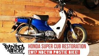 Honda Super Cub NBC110 Restoration - Part 03 | Custom Bike Build | New Zealand