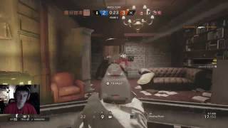 Rainbow Six Siege: STREAM HIGHLIGHT (1v5 Bleedout Clutch)