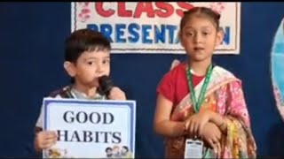 Class Presentation  On Good Habits || CBSE Grade 1st || Kidos Edu Point