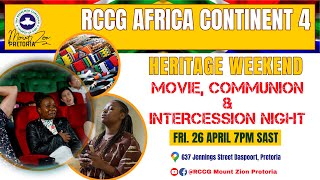 RCCG AC4 Heritage Weekend || APRIL 26 2024