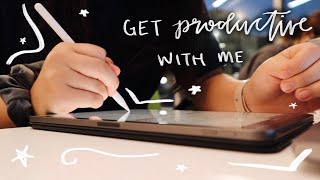 GET PRODUCTIVE WITH ME ✩ a weekend of studying | Allie C.