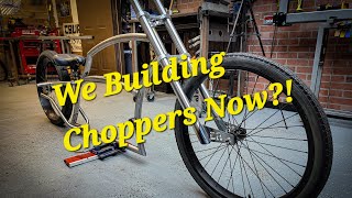 Custom Chopper Bicycle Frame? OR IS IT?!