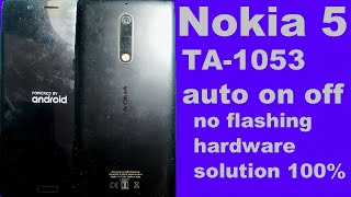 Nokia 5 TA-1053 Restart problem.Hang on logo problem solution. No Flashing only hardware solution.