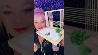 Part 3 Tiktok live 23-01-2022 Sounds (Mic brushing - Zen garden - Glitter sand on wood.)