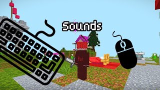 Bedwars gameplay Som de Teclado e Mouse.#asmrsounds #bedwars #asmrvideo #minecraft