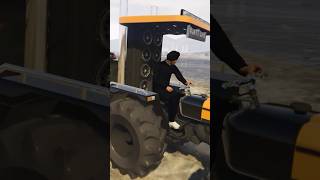 Sidhu moose wala Tractor and Trolley in GTA 5 #sidhumoosewala #ytshorts #virla #trending