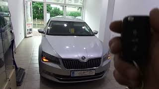 Sistem de alarma Viper integrat pe cheia masinii - Skoda Superb