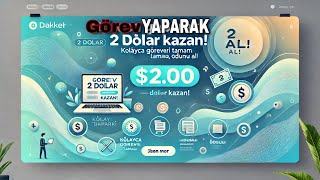 İnternetten Para Kazanma Ödeme Kanıtlı Görev Yaparak  2  Dolar Kazanma