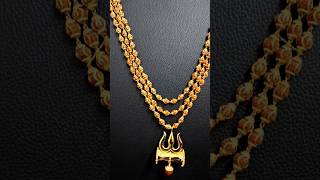 Gold Rudraksha Chain Design #shorts #gold #ytshorts