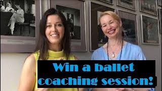 Apply for an online call and win a private ballet coaching session with Regīna Kaupuža!