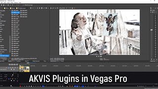 Плагины AKVIS для видео в Vegas Pro - AKVIS Sketch Video Artistic