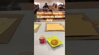 Examination duty in IIT #iitjee #iitbombay #iitdelhi #examcheating #snack #exams #govtjobs #jokes