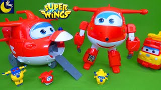 Super Wings Toys Talking Robot Ready Jett Takeoff Tower Airport Playset Review Build It Donnie Toys