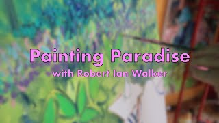 Studio Tour + Tutorial #Bali Terrace Scene | Painting Paradise w Robert Ian Walker Episode 1