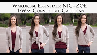 NIC+ZOE 4 Way Convertible Cardigan Review