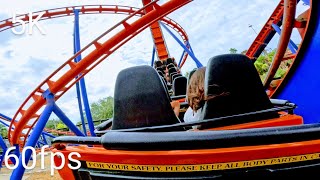 Scorpion On Ride POV 5K 60fps Busch Gardens Tampa January 2024