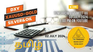 Gold Strategy 02 JULY 24 | XAUUSD Analysis 🔥 | DXY |  TW Trading | Silver |FED | USD JOP OPENING