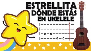 Estrellita dónde estás en Ukelele con Arpegios (Tutorial Ukelele)