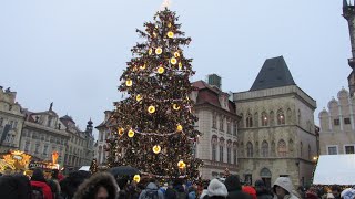 Christmas Market At Prague Old Town Square