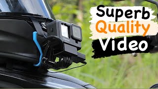 Best GoPro motovlogging setting// superb high quality video