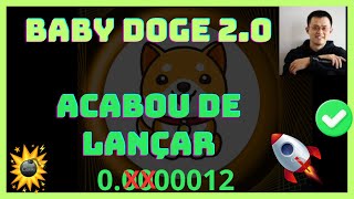 BABY DOGE 2.0 ACABOU DE LANÇAR. E CORTOU 2 ZEROS. A NOVA BABY DOGE QUEM PERDEU? BINANCE DE OLHO.