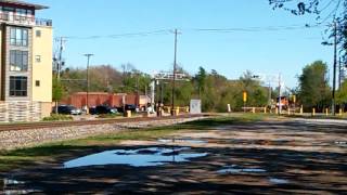 NB BNSF ballast train, Norman, Ok 4.3.2017