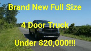 2020 Ram 1500 Review | Under $20k Full Size 4 Door Truck