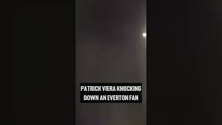 Patrick Viera knocks Everton fan