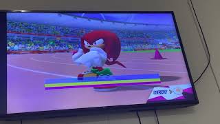 Metal Sonic loses to Knuckles in 100m sprint