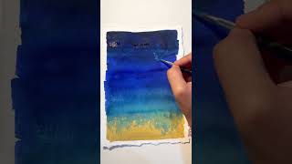 Gouache painting DAY 3 #seascapeart #gouache #gouachepainting #painting #art #paintingtutorial #arts