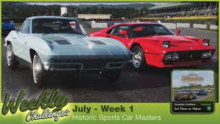 Historic Sports Car Masters I Weekly Challenges I July - Week 1 I Gran Turismo 7