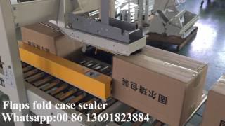 Flaps fold case sealer，Durable Packaging Case Sealer Tape Machine Carton Sealer