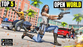 Top 5 Best Open World Game for Android Phone | Best Open World Game in 2024 | Free Gaming 4.4