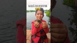 Pescador mirim já é consciente! #pescaria #pesca #fishing #shortvideo #crianças #brasil