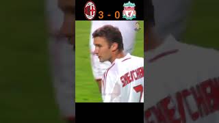 AC Milan vs Liverpool 2005 UEFA Champions League Final highlights #shorts #youtube #football