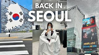 KOREA VLOG 🇰🇷| spring 2024🌸, new hair cut💇🏻‍♀️, what I eat, shopping in Hongdae🛍️