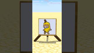 HELP Herobrine Draw Banana cat VS Lucky Maker VS Notch VS Saitama #shorts