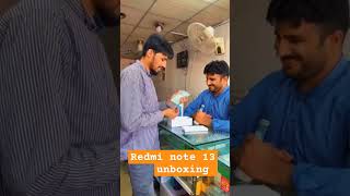 Redmi note 13 unboxing for forther details dm All color available for dm #shortsvideo