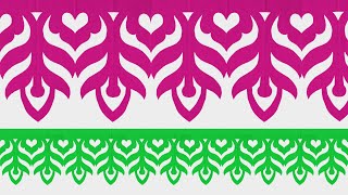 Paper cutting art 07 | border designs for bulletin board | repeat pattern design border