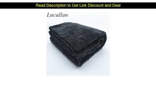 Cheap  Lucullan Brand Super Glory Edgeless Plush Microfiber Towel 40x40cm 500GSM Cloths For Polishi