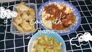 vlog memasak| ikan balado| tumis pare| tahu goreng tepung #menurumahan #vlog