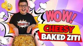 Cheesy Baked Ziti | Meatless Baked Ziti | Chef P