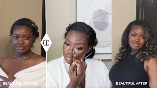 TRYING “LUXURY SKINCARE AND MAKEUP” First Impression + Nude Makeup Look with Warm Smokey Eye