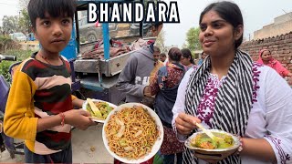 Chowmien or tikki ka bhandara😨||#bhandara #trending #youtube