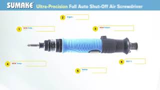 SUMAKE Ultra-Precision Full Auto Shut-off Air Screwdriver