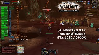 WoW Shadowlands - (Almost) 40 Man Open World Raid | 4K 60FPS | RTX 3070 | R9 5900X