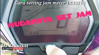 Cara set jam LCV8