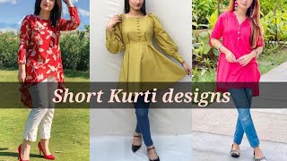 Short kurti designs || Short kurti with jeans || Stylish Kurti