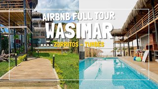 WASIMAR - Casa de PLAYA a 120 soles 😱 frente al mar 🌊 en ZORRITOS 🤩 l AIRBNB HOUSE TOUR 🏠