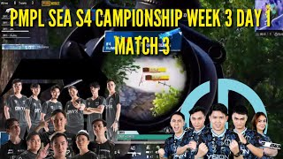 GD GIDS VS FAZE VS ONYX SIAPA YANG BERHASIL WWCD | PMPL SEA CAMPIONSHIP S4 WEEK 3 DAY 1 MATCH 3